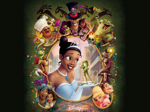 обоя мультфильмы, the, princess, and, frog, disney