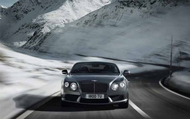 Обои картинки фото bentley, continental, gt, v8, 2012, автомобили