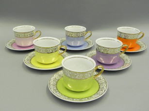Картинка разное посуда столовые приборы кухонная утварь тарелочки чашки фарфор сервиз
