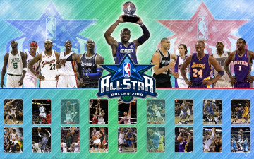 Картинка nba all star 2010 спорт баскетбол чемпионат все звезды нба