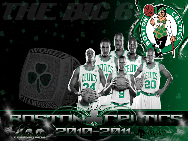 Обои картинки фото boston, celtics, 2011, спорт, nba, нба, баскетбол