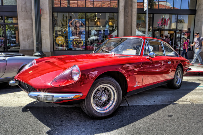 Обои картинки фото 1968 ferrari 365 gt 2 2, автомобили, выставки и уличные фото, автошоу, выставка