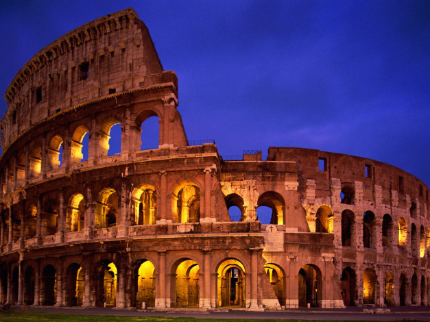 Обои картинки фото the, colosseum, rome, italy, города, рим, ватикан, италия