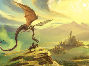 Картинка фэнтези драконы