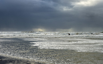 Картинка природа побережье волны небо море
