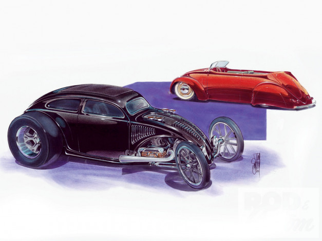 Обои картинки фото автомобили, рисованные, dream