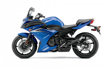 обоя мотоциклы, yamaha, fz6r, 2010, синий