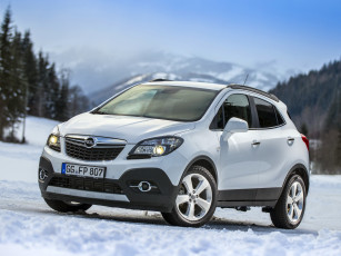 обоя автомобили, opel, светлый, 2012г, turbo, 4x4, mokka