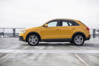 Картинка автомобили audi q3 2-0 tdi quattro 8u 2015г желтый