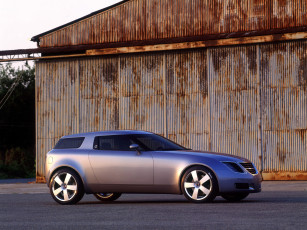 обоя saab 9x concept 2001, автомобили, saab, concept, 9x, 2001