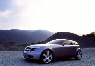 обоя saab 9x concept 2001, автомобили, saab, 2001, concept, 9x