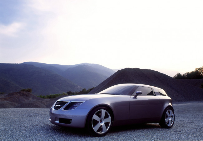 Обои картинки фото saab 9x concept 2001, автомобили, saab, 2001, concept, 9x