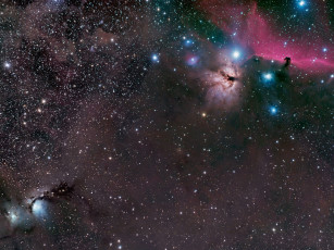 Картинка окрестностях ориона космос галактики туманности