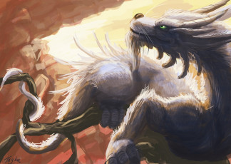 Картинка фэнтези драконы взгляд злой дракон