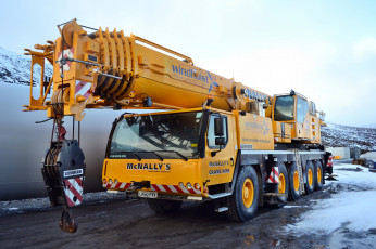 Картинка mcnally`s+liebherr+ltm1130 техника краны тяжелый самоходный кран автошасси