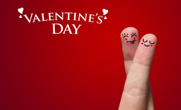 Картинка праздничные день+святого+валентина +сердечки +любовь пальцы