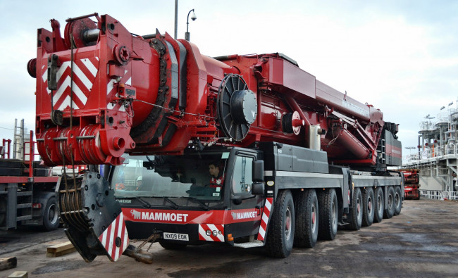 Обои картинки фото mammoet liebherr ltm1500, техника, краны, тяжелый, самоходный, кран, автошасси