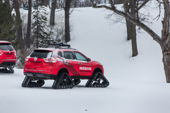 обоя автомобили, nissan, datsun, 2016г, winter, warrior, concept, rogue