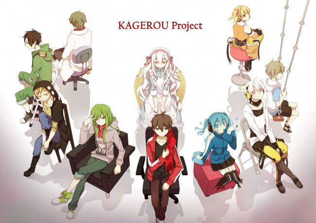 Обои картинки фото аниме, kagerou project, kagerou, project