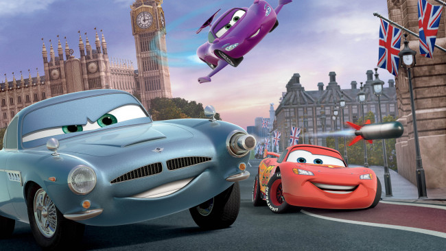 Обои картинки фото мультфильмы, cars 2, автомобили