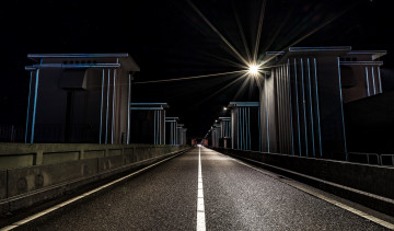 Картинка города -+мосты ночь мост город