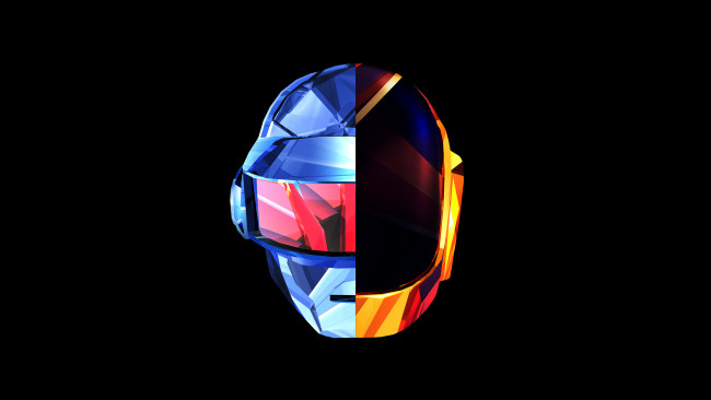 Обои картинки фото музыка, daft punk, маски