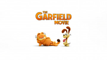обоя the garfield movie ,  2024 , мультфильмы, the garfield movie, гарфилд, постер, odie, персонаж
