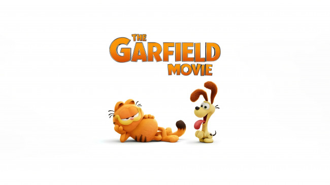 Обои картинки фото the garfield movie ,  2024 , мультфильмы, the garfield movie, гарфилд, постер, odie, персонаж