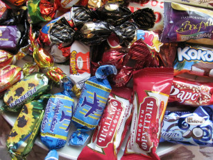 обоя еда, конфеты, шоколад, сладости, карамель, шоколадные