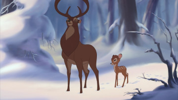 обоя мультфильмы, bambi, мультик