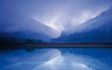 Картинка природа реки озера закат