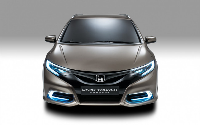 Обои картинки фото автомобили, honda, concept, civic, tourer