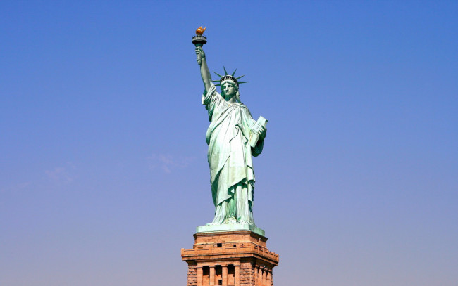 Обои картинки фото города, нью, йорк, сша, of, the, statue, liberty, in, new, york, usa