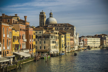 Картинка города венеция+ италия канал дома