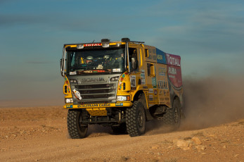 Картинка спорт авторалли пустыня грузовик ралли