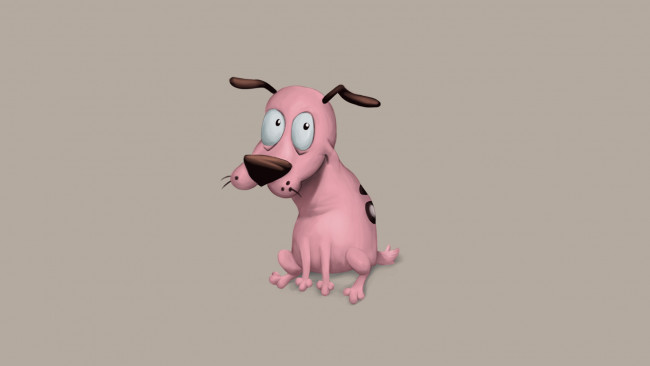 Обои картинки фото кураж — трусливый пёс, мультфильмы, courage the cowardly dog, трусливый, пёс, кураж, courage, the, cowardly, dog