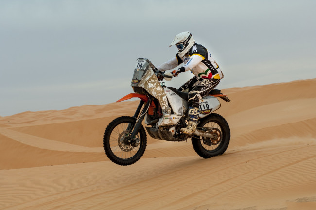 Обои картинки фото спорт, мотокросс, пустыня, мотоцикл, ралли