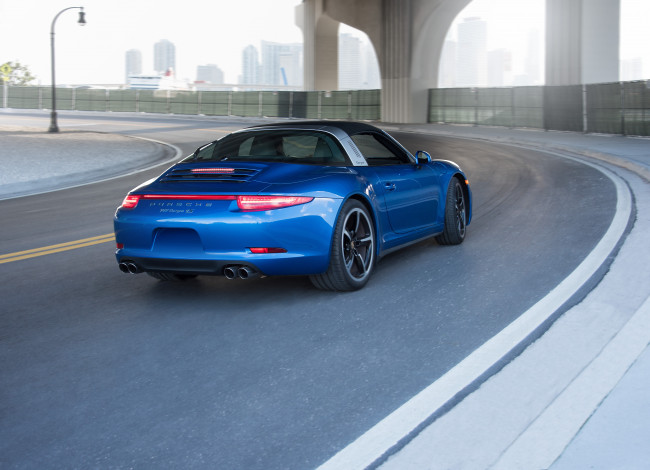 Обои картинки фото автомобили, porsche, 911, 2015, 991, targa, 4s, us-spec