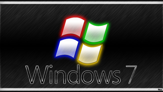 Обои картинки фото компьютеры, windows 7 , vienna, фон, логотип