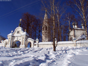 Картинка судиславль преображенская церковь на холме города православные церкви монастыри
