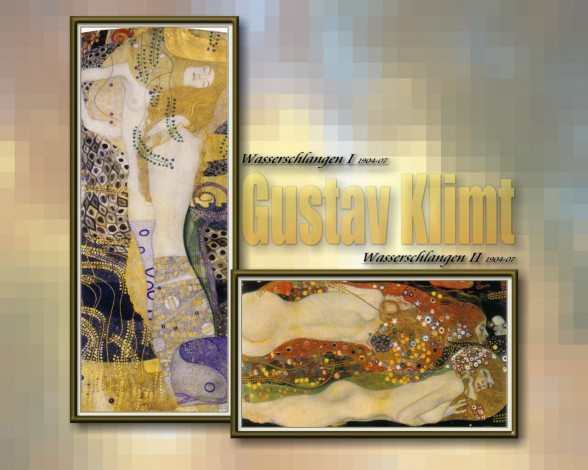 Обои картинки фото gustav, klimt, рисованные