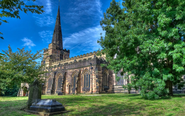 Обои картинки фото warrington, cheshire, uk, города, католические, соборы, костелы, аббатства