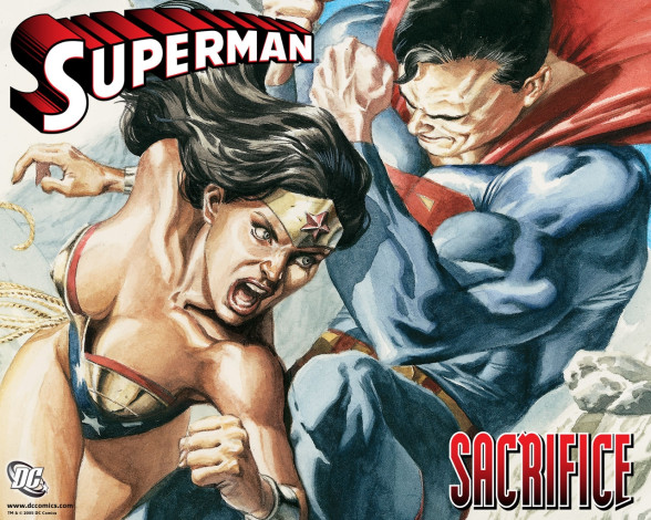 Обои картинки фото superman, sacrifice, рисованные, комиксы