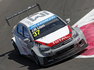 Картинка спорт автоспорт citroеn c-elysеe wtcc скорость трасса