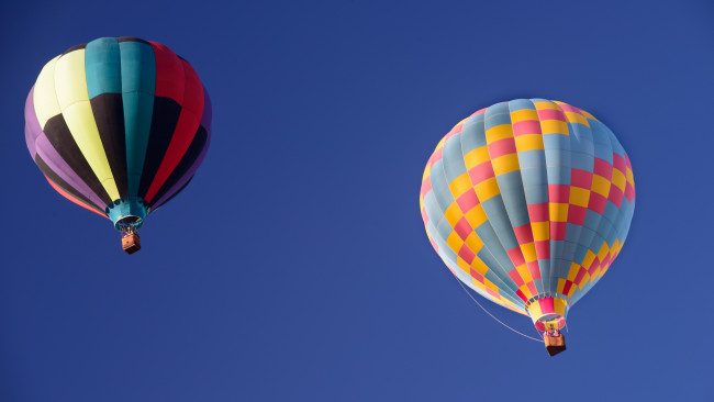 Обои картинки фото авиация, воздушные шары, небо