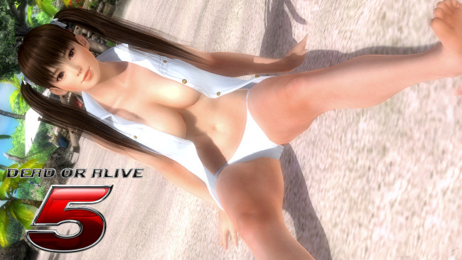 Обои картинки фото видео игры, dead or alive 5, взгляд, девушка, купальник