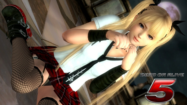 Обои картинки фото видео игры, dead or alive 5, взгляд, девушка, блондинка