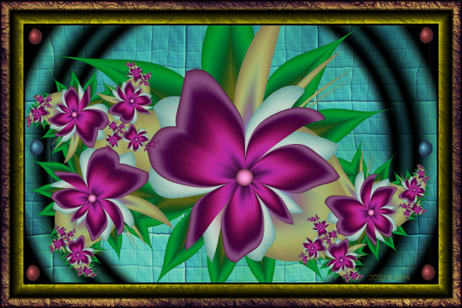 Обои картинки фото 3д графика, flowers , цветы, узор, фон, цвета, лепестки