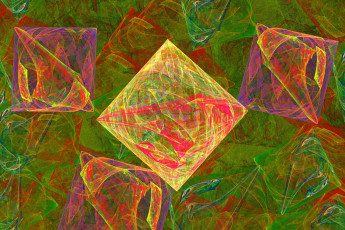 Картинка 3д+графика абстракция+ abstract абстракция ромбы квадраты объекты цвета фон