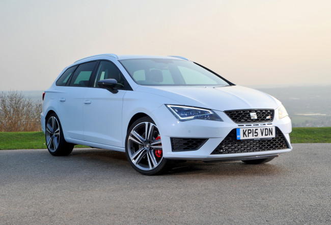 Обои картинки фото автомобили, seat, leоn, st, cupra, 280, uk-spec, 2015г